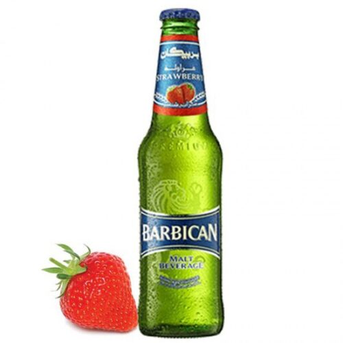 Barbican Strawberry Flavor Malt Beverage " Non Alcoholic " Drink